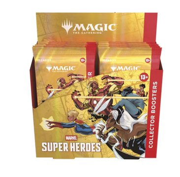 Magic The Gathering Universes Beyond Marvel Super Heroes Collector Booster Box