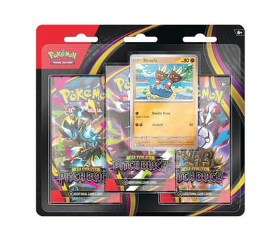 Pokemon Mega Evolution Pitch Black 3 Pack Blister