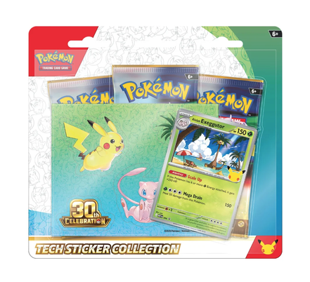 Pokemon 30th Celebrations Sticker Collection