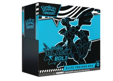 Pokemon Scarlet and Violet Black Bolt Elite Trainer Box Sealed