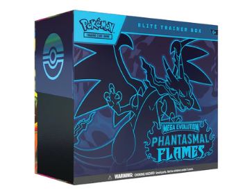 Pokemon Mega Evolution Phantasmal Flames Elite Trainer Box Sealed